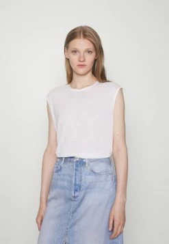 Rag & Bone MICHAL MUSCLE TANK - Print T-shirt - White -rag & bone Shop 671503ec9c594e7ab737731de4c292e7