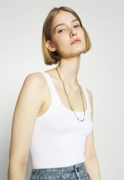 Rag & Bone THE ESSENTIAL SCOOP NECK TANK LABEL - Top - White -rag & bone Shop 68ab5abe601e49108b8300b0dea44b74