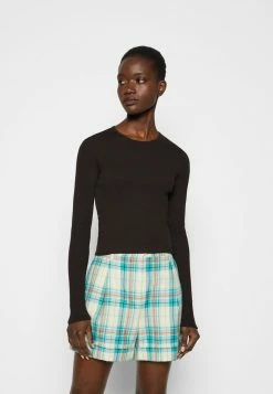 Rag & Bone THE ESSENTIAL WHITE LABEL - Long Sleeved Top - Black -rag & bone Shop 6b30e7197b024759ac9a6d35e68dc4e7