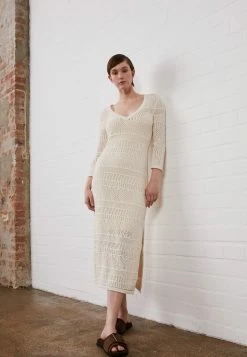 Rag & Bone RENEE LONG DRESS BLACK LABEL - Jumper Dress - Ivory