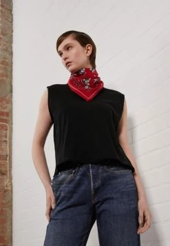 Rag & Bone THE GAIA MUSCLE TANK LABEL - Top - Black