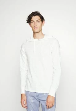 Rag & Bone FLAME HOODIE - Jumper - White -rag & bone Shop 6fb64c13e4a34718a14b7fbae088e84a