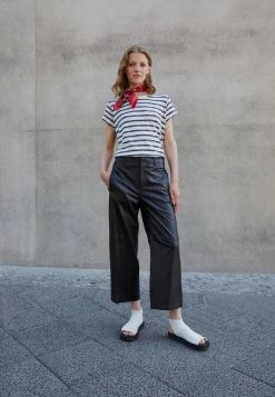 Rag & Bone THE TEE - Print T-shirt - Grey/white