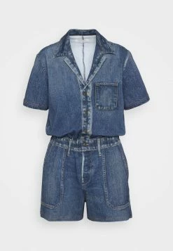 Rag & Bone MIRAMAR ROMPER - Jumpsuit - Blue Denim -rag & bone Shop 7578779d19984d4d971d57df1c0d61b8