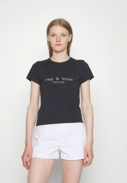 Rag & Bone LOGO BABY TEE - Print T-shirt - Black 3 Rag & Bone LOGO BABY TEE - Print T-shirt - Black -rag & bone Shop 761c402b177047389ab98712c9d98dfc