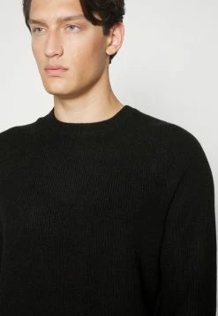 Rag & Bone LIGHTWEIGHT PIERCE CREW - Jumper - Black -rag & bone Shop 77bb113e8ee74b05bee90886e13a3db4