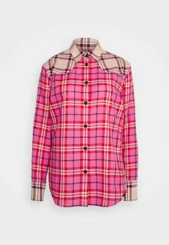 Rag & Bone JILLIAN PLAID SHIRT - Button-down Blouse - Pink -rag & bone Shop 7ab9749b81294a1db223e380e3ca6ea6