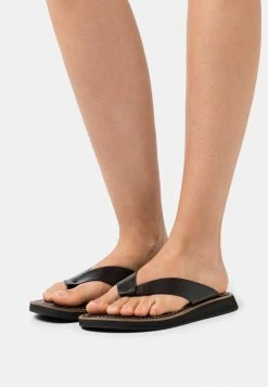 Rag & Bone PARKER THONG - T-bar Sandals - Black