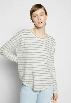 Rag & Bone THE KNIT STRIPED LABEL - Long Sleeved Top - White/grey 5 Rag & Bone THE KNIT STRIPED LABEL - Long Sleeved Top - White/grey -rag & bone Shop 7db8c8954c1743d1aa63db694e4519ce