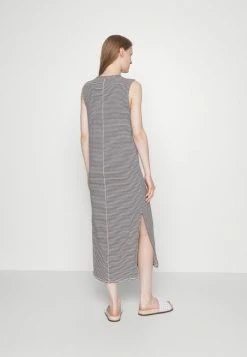 Rag & Bone MICHAL VNECK MIDI MUSCLE DRESS - Day Dress - Navy/white -rag & bone Shop 7e116e844523410bb0c9b742663b7913