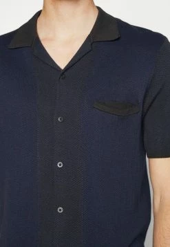 Rag & Bone HERRINGBONE SNAP FRONT AVERY - Shirt - Black/navy 8 Rag & Bone HERRINGBONE SNAP FRONT AVERY - Shirt - Black/navy -rag & bone Shop 7f1c8cce43254821a38834e609894641