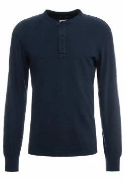 Rag & Bone CLASSIC HENLEY - Long Sleeved Top - Deep Navy -rag & bone Shop 7f5641a7ab364716b0c564a4a4163862