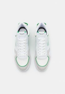 Rag & Bone RETRO RUNNER - Trainers - White/green -rag & bone Shop 7fbde8431dd4405ab779606d8be9169d