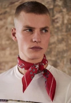 Rag & Bone ODYSSEY BANDANA UNISEX - Foulard - Red -rag & bone Shop 810e09875a0c4c2cb981fafe977b7ba1