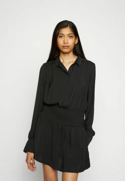Rag & Bone BAILEY SMOCKED DRESS - Day Dress - Black -rag & bone Shop 8c45b1042d7b4696883e4d4111b5197f