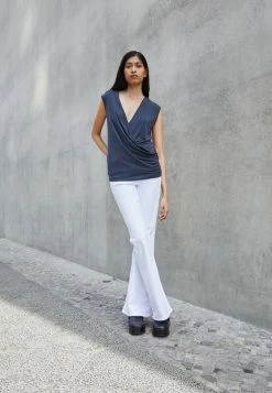 Rag & Bone CHRISTY DRAPE - Print T-shirt - Salute