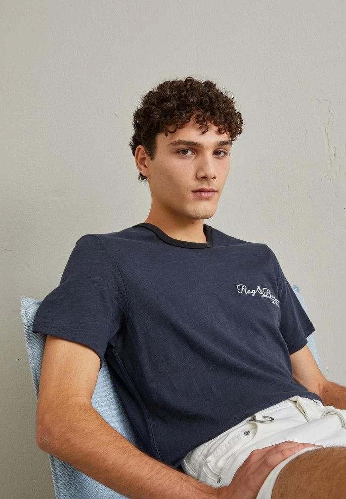 VARSITY FLAME TEE - Basic T-shirt - sal Rag & Bone VARSITY FLAME TEE - Basic T-shirt - Sal -rag & bone Shop 932050d4d42b42e4bb54fcbb19bc1e28