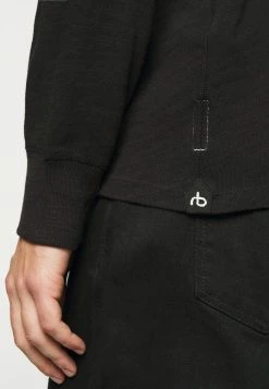 Rag & Bone CLASSIC HENLEY - Long Sleeved Top - Black -rag & bone Shop 957f5c43a7aa4c338cd7d75723ac3ba7