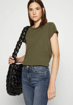 Rag & Bone TEE - Basic T-shirt - Olive 3 Rag & Bone TEE - Basic T-shirt - Olive -rag & bone Shop 9a0a917232e34559902324a85813e4fb