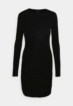 Rag & Bone HOLLY DRAPE MINI DRESS - Day Dress - Black -rag & bone Shop a377abf42369480b9cf64f75dfc8fd57