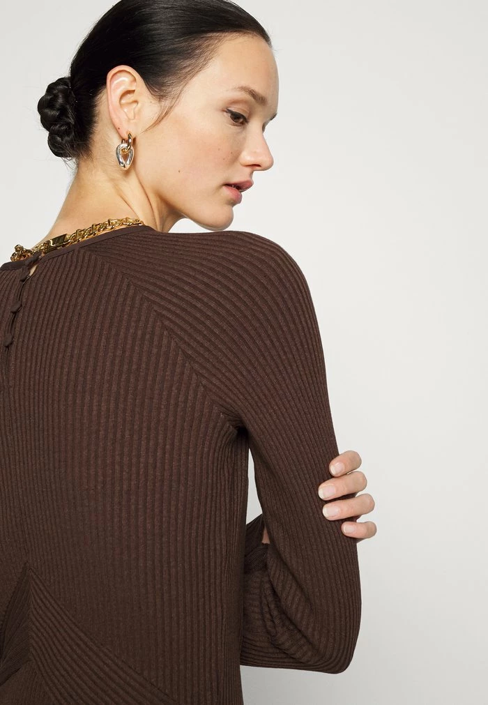 ECHO LONGSLEEVE - Jumper - dark brown Rag & Bone ECHO LONGSLEEVE - Jumper - Dark Brown -rag & bone Shop a6990dae49fb40999f2c11e5704ef4ed