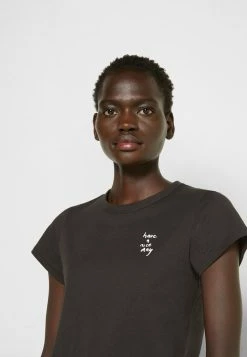 Rag & Bone HAVE A NICE DAY TEE WHITE LABEL - Basic T-shirt - Black -rag & bone Shop ab05c89810ac4ea884c7c43a47df084e