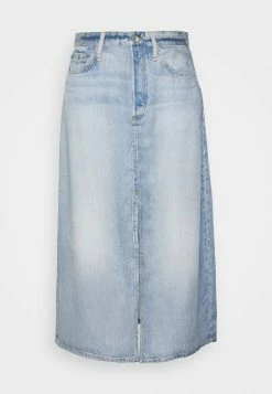 Rag & Bone LIQUID MIRAMAR MIDI SKIRT - A-line Skirt - Blue Denim -rag & bone Shop b4954cbeba154d1b8f4d120a3c2be6c7