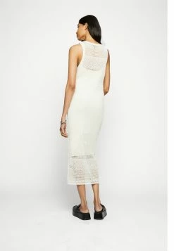 Rag & Bone MAE VEE DRESS - Day Dress - Ivory -rag & bone Shop b4b247fcadbd43fba09ddf80368ce9a7