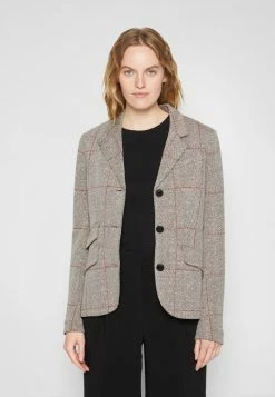 Rag & Bone SLADE CHECK - Blazer - Black White