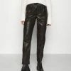 Rag & Bone IDRIS PANT - Leather Trousers - Black