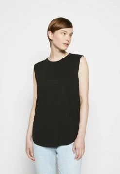 Rag & Bone ZOE MUSCLE TANK LABEL - Top - Black -rag & bone Shop b7cfe9228a3e4b30a544e510cc61b499