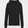 Rag & Bone FLAME HOODIE - Jumper - Black