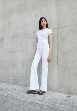 Rag & Bone LOGO BABY TEE - Print T-shirt - White