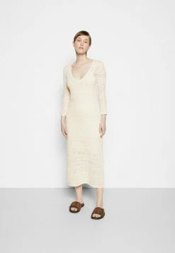 Rag & Bone RENEE LONG DRESS BLACK LABEL - Jumper Dress - Ivory -rag & bone Shop be511077a4e34d558aa7cc715c85db52