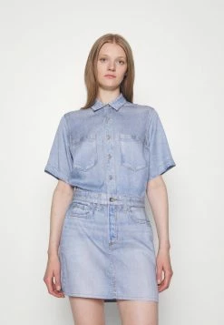 Rag & Bone LIQUID MIRAMAR DRESS - Day Dress - Blue Denim -rag & bone Shop cab9cfdf76ce4402aad44d64905f91a1