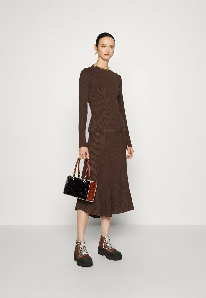 ECHO LONGSLEEVE - Jumper - dark brown Rag & Bone ECHO LONGSLEEVE - Jumper - Dark Brown -rag & bone Shop cbc7c971b66a40bfa21418203ee2c70c