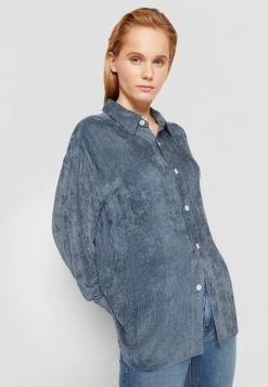 Rag & Bone NUSA SHIRT - Button-down Blouse - Deep Blue -rag & bone Shop cbeb0c9b0a014c948489e3cc60bb734b