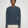 Rag & Bone CLAYTON CREW - Jumper - Dark Blue
