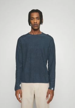 Rag & Bone CLAYTON CREW - Jumper - Dark Blue