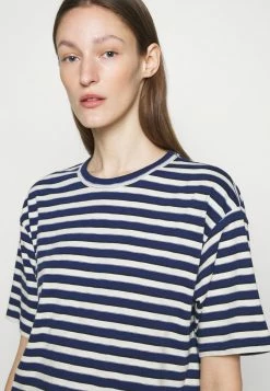 Rag & Bone THE SLUB DRESS LABEL - Jersey Dress - White/blue 5 Rag & Bone THE SLUB DRESS LABEL - Jersey Dress - White/blue -rag & bone Shop cd2520060038449c9e95f0c60602a158