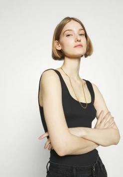 Rag & Bone THE ESSENTIAL SCOOP NECK TANK LABEL - Top - Black -rag & bone Shop cf2a57f78b8b42629713e22d65eb6b20