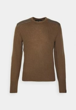Rag & Bone MILITARY MIXED - Jumper - Brown -rag & bone Shop cfc4b2a720c84d78aa0b68c0ee780563