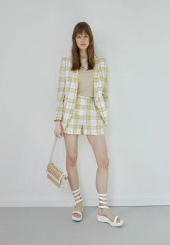 Rag & Bone IVY PLAID - Shorts - Yellow