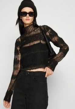 Rag & Bone NINA HIGH RISE ANKLE CIGARETTE - Relaxed Fit Jeans - Black -rag & bone Shop d3cdf26d46bf4a628ec6c223423067c3