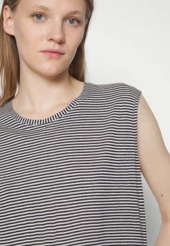 Rag & Bone MICHAL MUSCLE TANK - Print T-shirt - Navy/white -rag & bone Shop d422ca5fc6604e389b1c7bb3cb7437f4