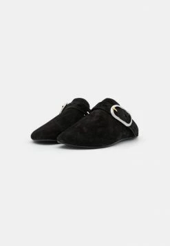 Rag & Bone ANSLEY SLIDE - Slippers - Black -rag & bone Shop d4f47313fa2b4b33a836fcf620a8ebea