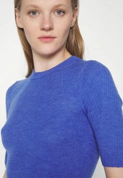 Rag & Bone EMORY SHORT SLEEVE - Basic T-shirt - Blue -rag & bone Shop d637416bddf640839245e4cfe5c6021c