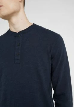 Rag & Bone CLASSIC HENLEY - Long Sleeved Top - Deep Navy -rag & bone Shop d87bfa357ddf45829a9e333ee1bae867