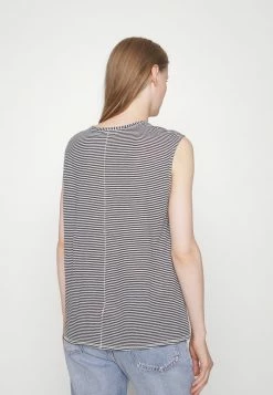 Rag & Bone MICHAL MUSCLE TANK - Print T-shirt - Navy/white -rag & bone Shop d895aa36b4d34ffab6a9df608674c7ad