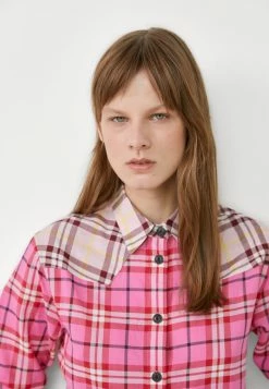 Rag & Bone JILLIAN PLAID SHIRT - Button-down Blouse - Pink -rag & bone Shop dfe32f32a9254616a789270d98e1a7fb